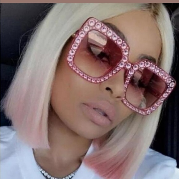 DIFF Oversized Square Frame Bling Rhinestone Crystal Design Sunglasses

0110 main image 6